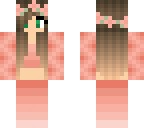 cute striped ombre girl