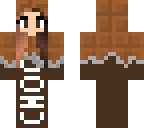 girl in chocolate costume