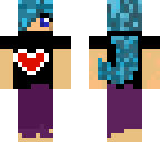 girl with blue hair