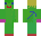 greem happy man