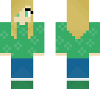 green snowflake jumper