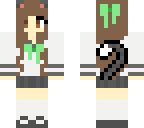 kawaii kittycat school girl