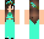 pretty flower crown girl