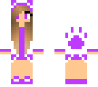purple animal girl
