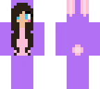 purple blushing bunny