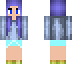 purple hair girl