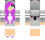 purple koala girl