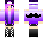 purple mustache tom boy