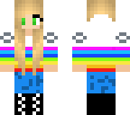 rainbow girl hoodie