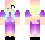 rainbow haired girl