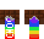 rainbow rapper chocolate