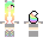rainbow wolf