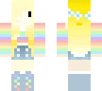 summer spring rainbow girl