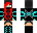 teal assassin girl