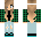 tomboy green girl with no hat