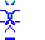 white blue snake