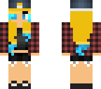 blond blue tomboy