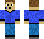 blue shirt man