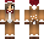 christmas brunette