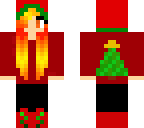 christmas fire girl