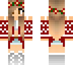 christmas flower girl