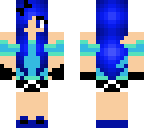 cute blue girl