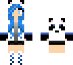 dark blue panda