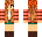 fall girl with bow
