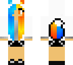 fire and ice girl awake and asleep