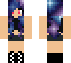 galaxy haired girl