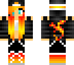 gamer girl dragon fire