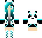 girl panda skin edirt