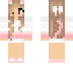 girl with pink