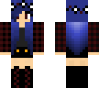 gothic blue hair