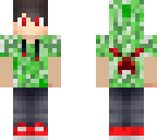 green and red creeper boy 23