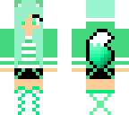green fox girl