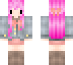 pink hair chibi