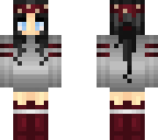 ponytail and maroon