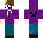 purple creeper hoodie