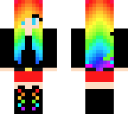 rainbow girl