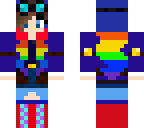 rainbow girl dantdm style