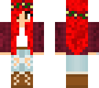 red head plaid