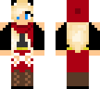 red winter girl