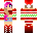 shaded cute girl christmas edition 