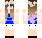 summer blue girl