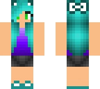 turquoise girl