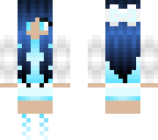 blue cute girl