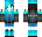 blue enderman girl