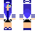 blue school girl
