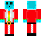 blue slime - christmas